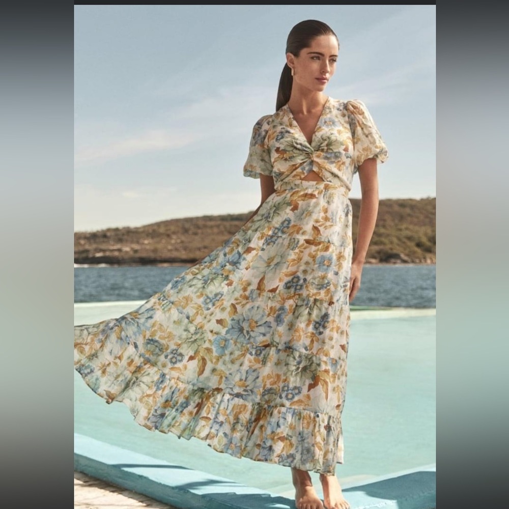 New EVER NEW twist front dress